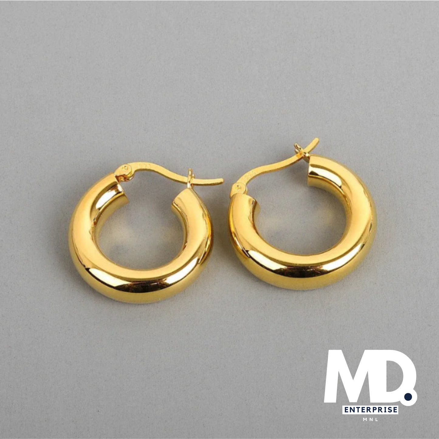Round Circle Hoop Earrings