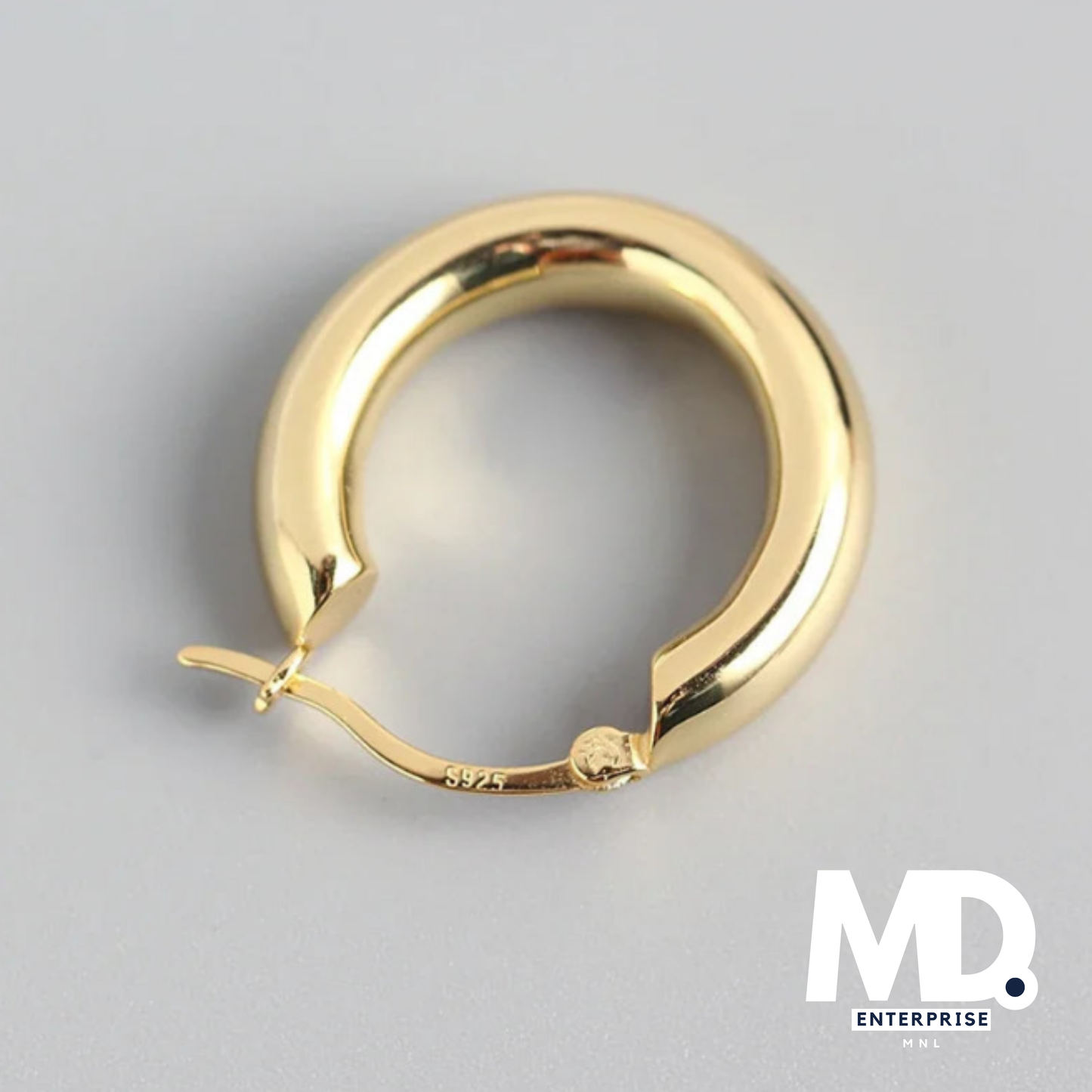 Round Circle Hoop Earrings