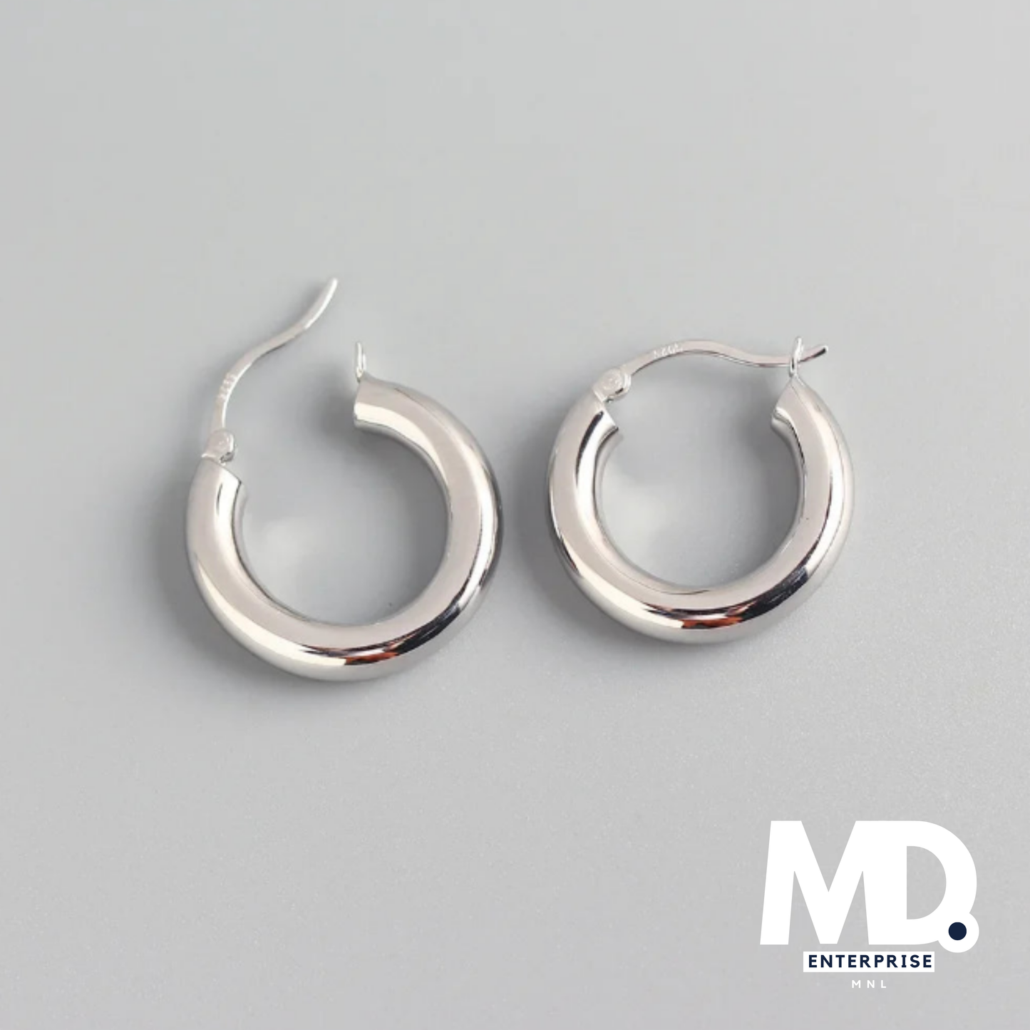 Round Circle Hoop Earrings