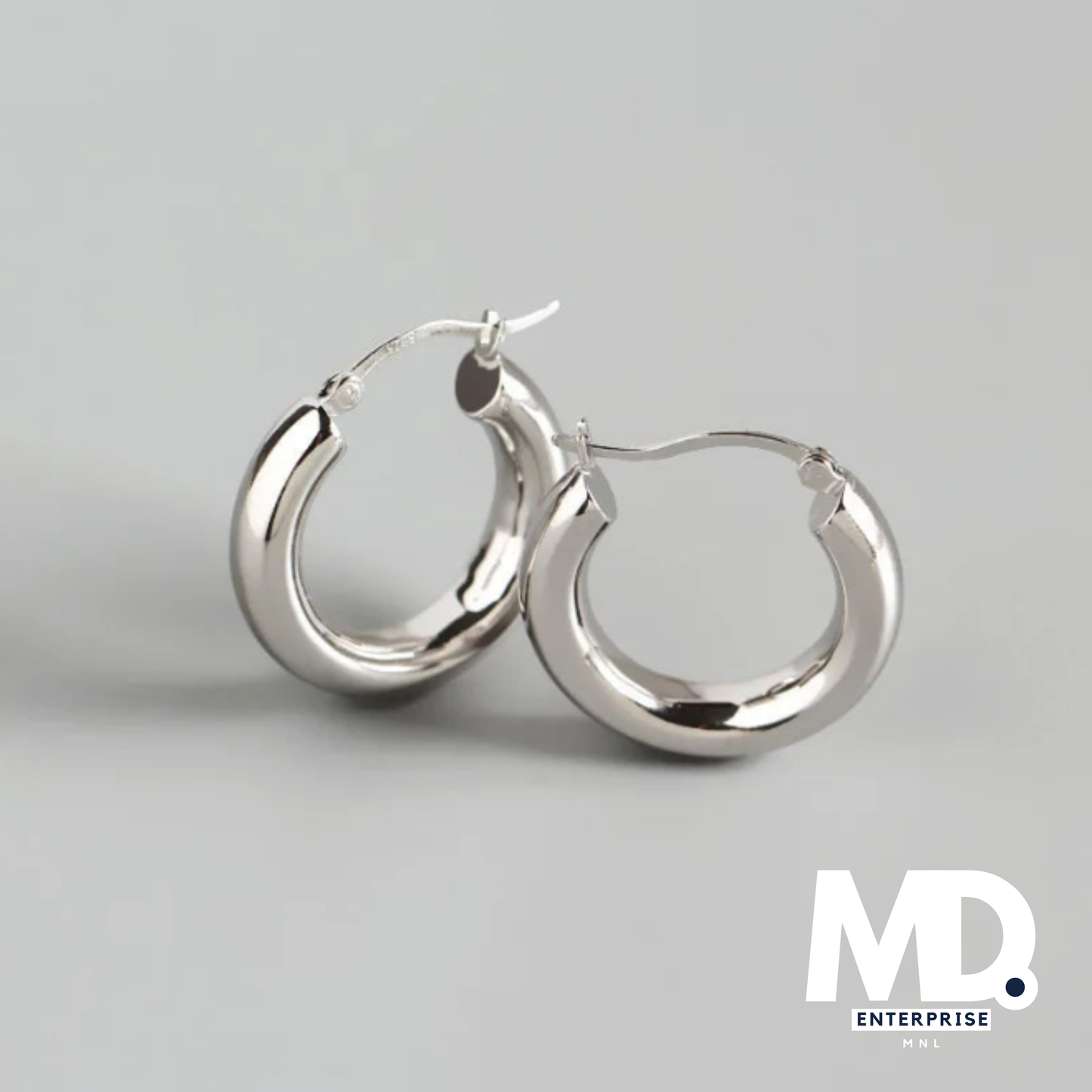 Round Circle Hoop Earrings