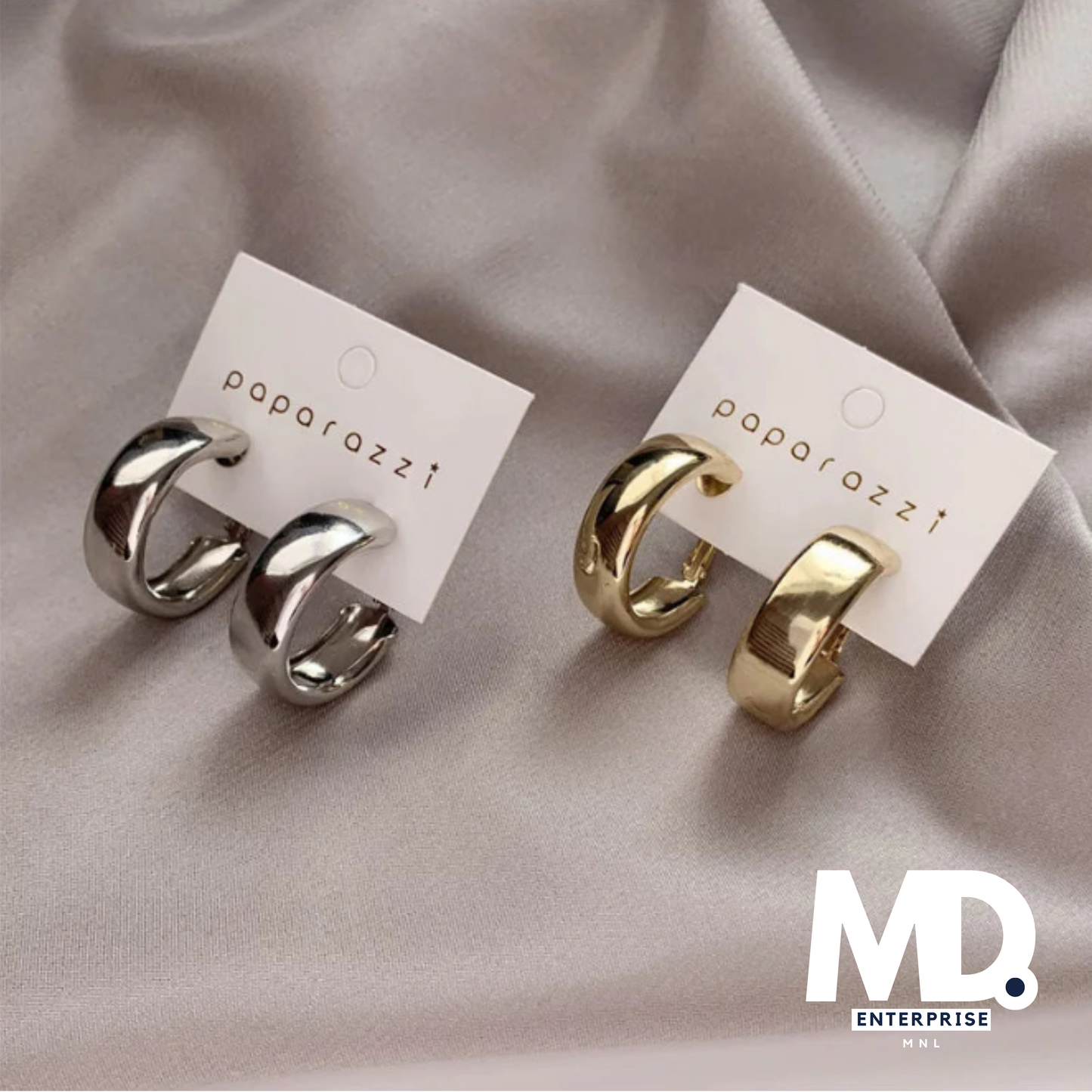Hoop C-shape Earrings