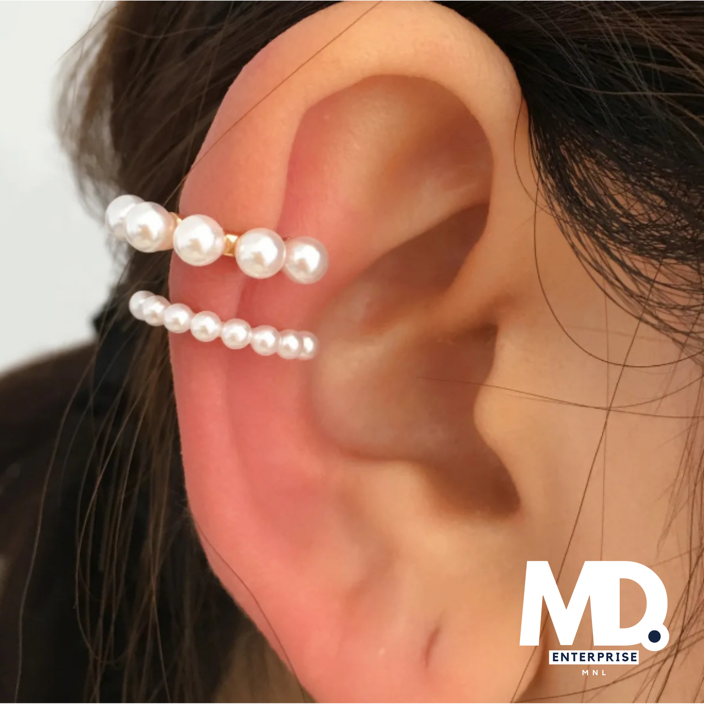 Bohemian Crystal Rhinestone Ear Cuff Wrap