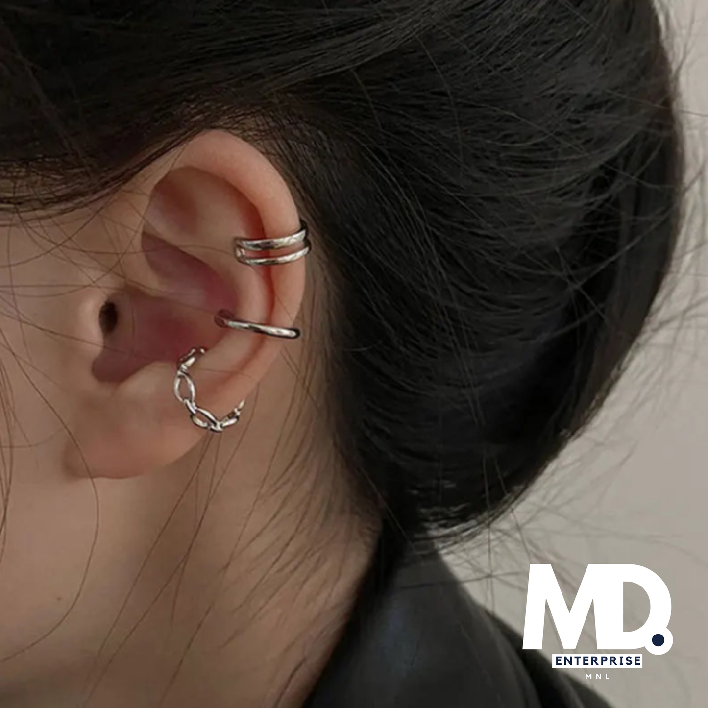 Bohemian Crystal Rhinestone Ear Cuff Wrap