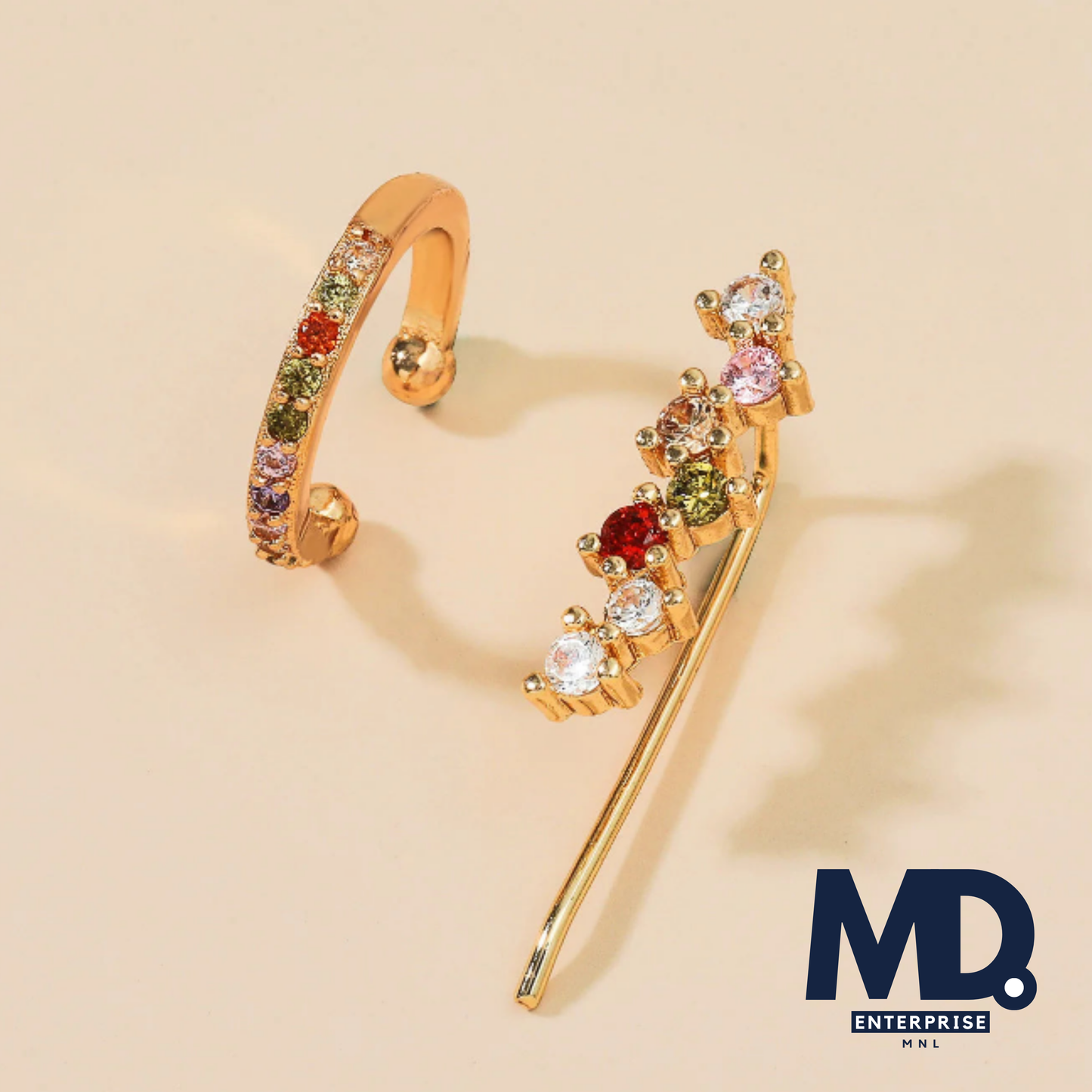 Bohemian Crystal Rhinestone Ear Cuff Wrap