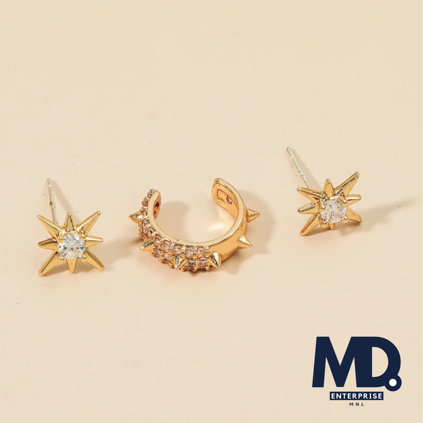 Bohemian Crystal Rhinestone Ear Cuff Wrap